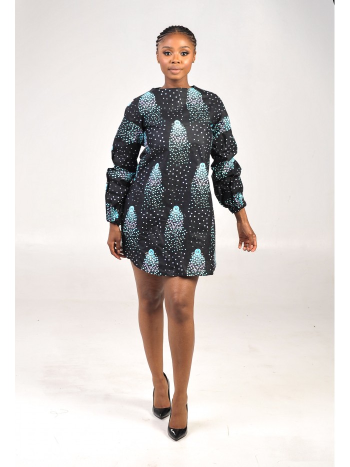 Comet Ball Arm Shift Dress