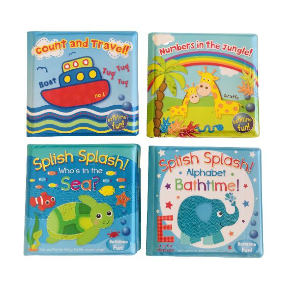 Baby Bath Time Books (Set of 4)