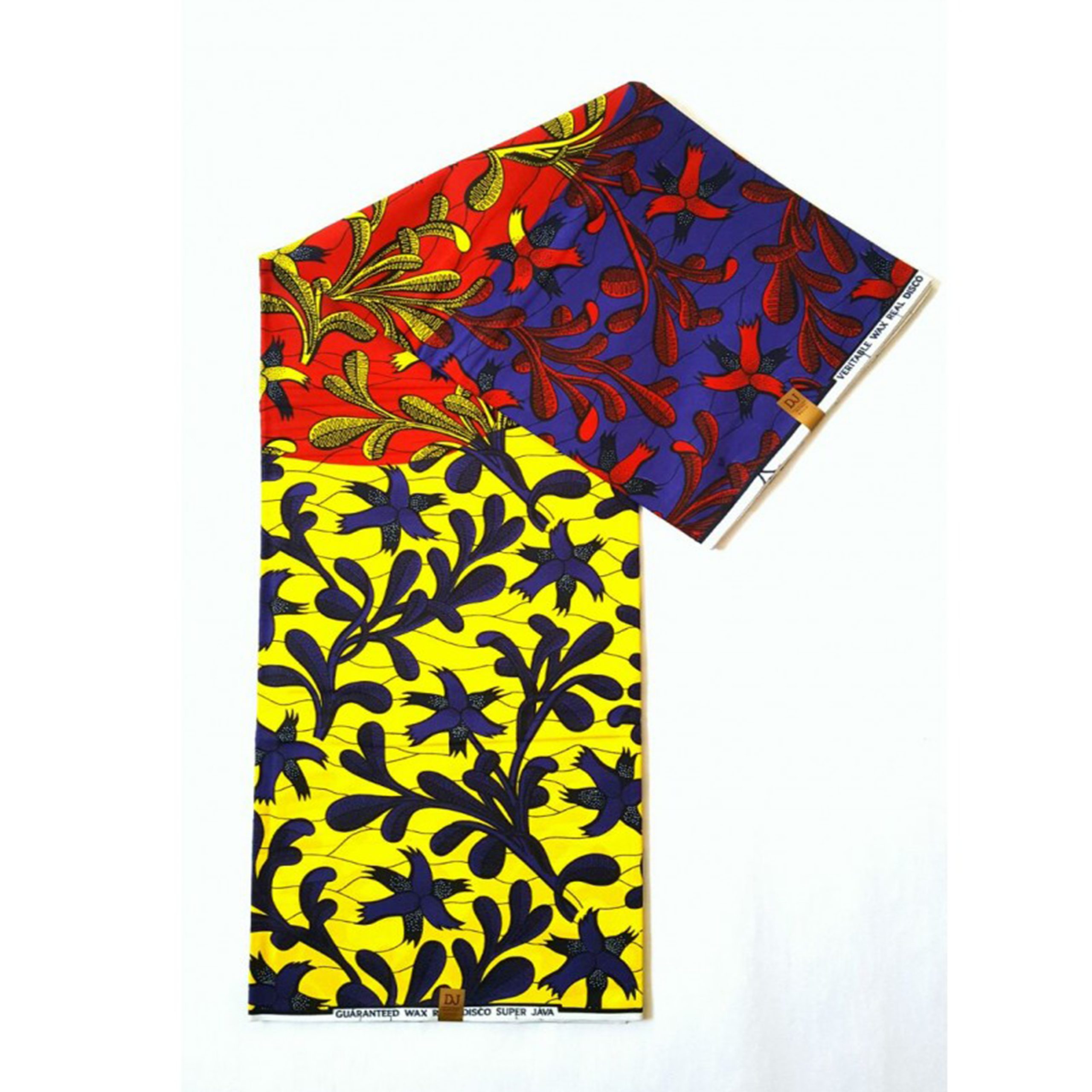 Flower Birds African Print Fabric