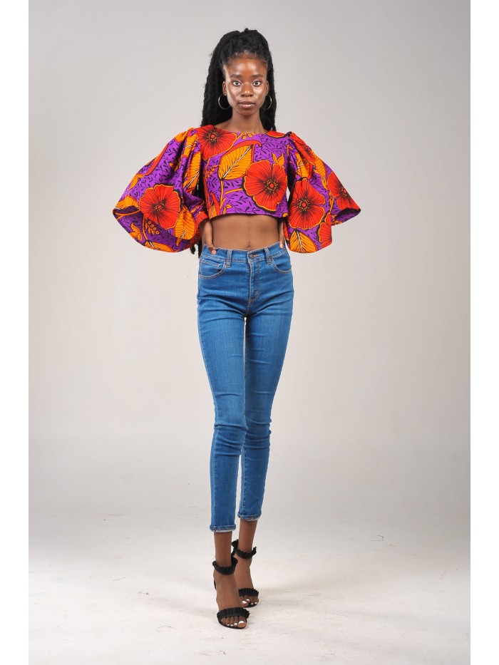 Pansy Bell Sleeve Top