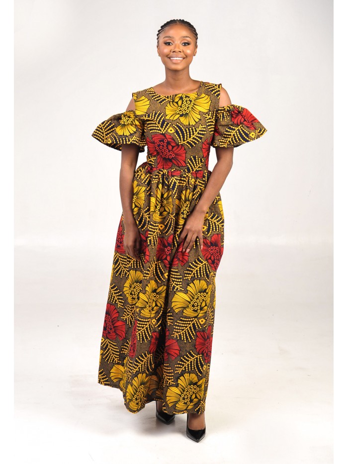 Orchid Cold Shoulder Dress