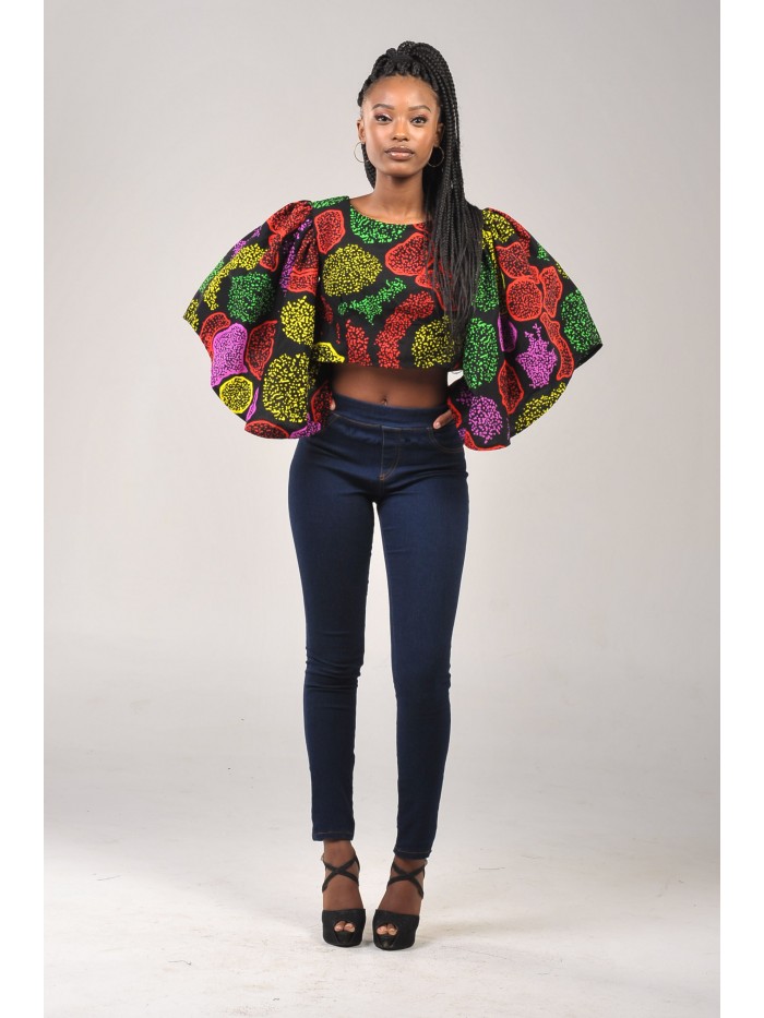 Molecular Cells Bell Sleeve Top