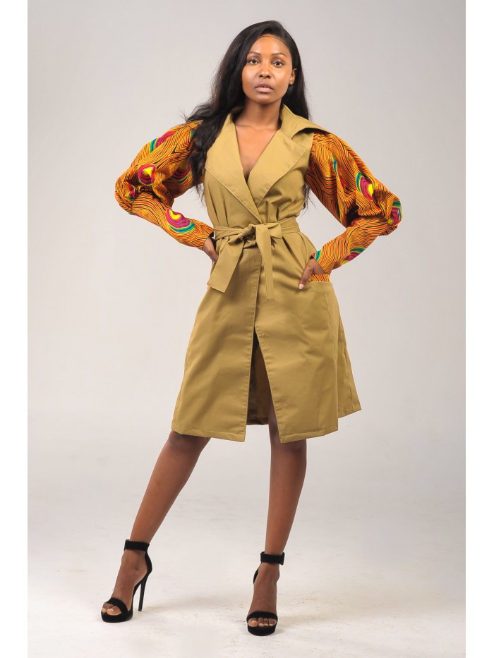 Ipaki Ball Arm Trench Coat