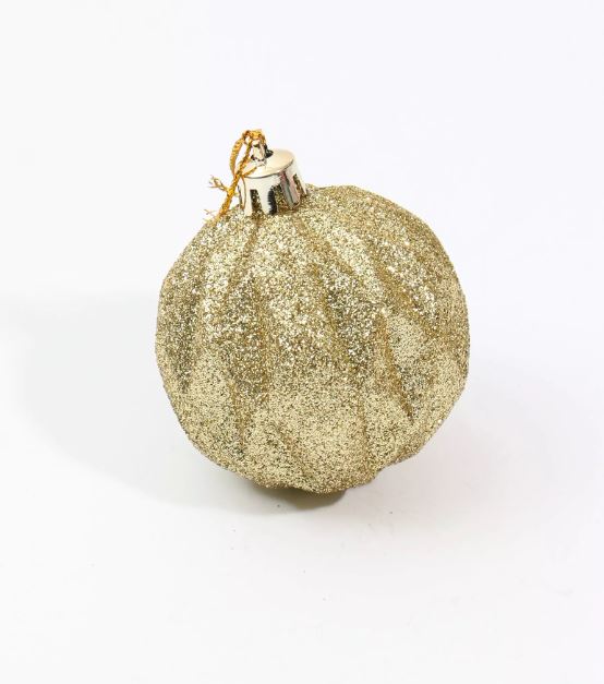 Glitter Diamond Hanging Bauble, 6cm