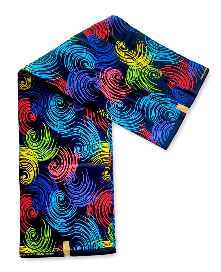 Color Swirls African Print