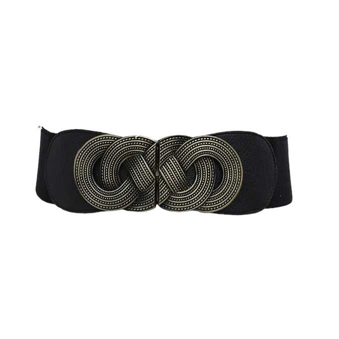 Elastic Waist Buckle Belt
