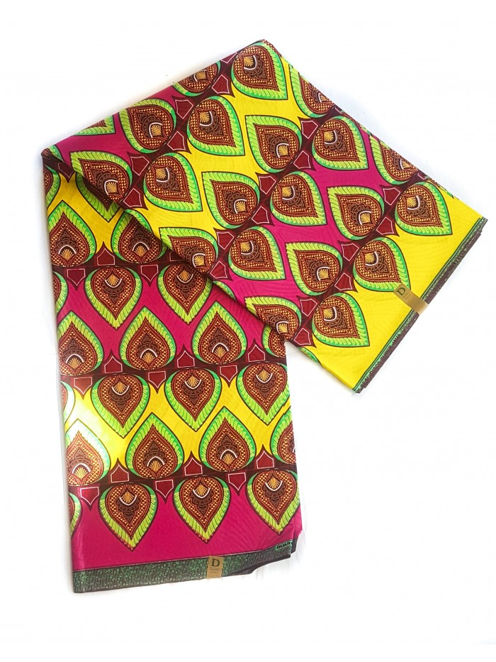 Color Spades African Print Fabric