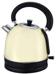 1.8L 2200W Cordless Electric Dome Kettle With Filter - Cream