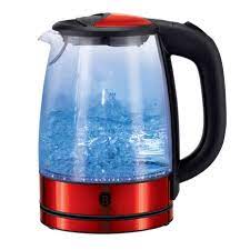 Berlinger Haus 1.7L Electric Glass Kettle - Burgundy