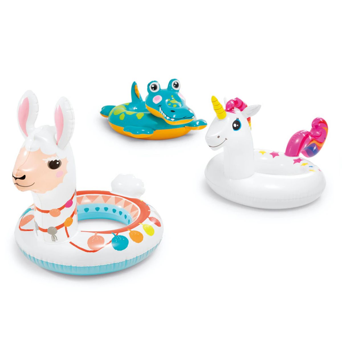 Intex Big Animal Swim Ring Set Of 3