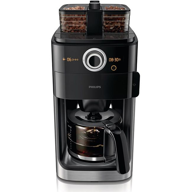 Enjoy great coffee from freshly-ground beans at home with the Philips Grind & Br