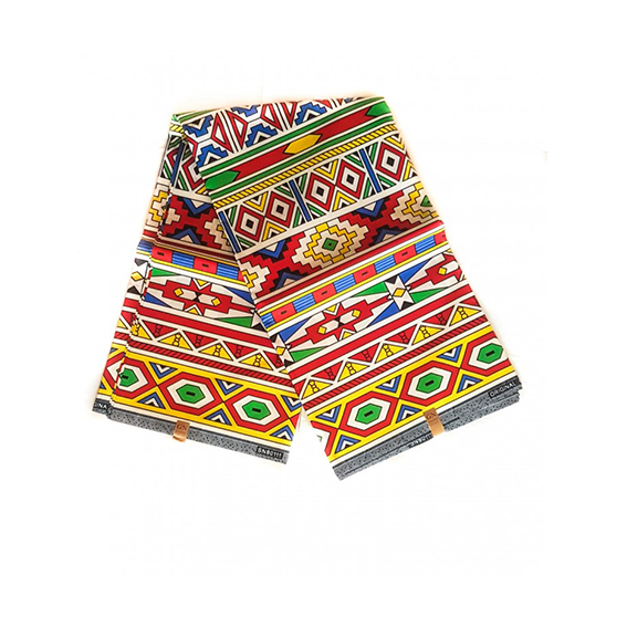 Ndebele African Print Polyester Fabric