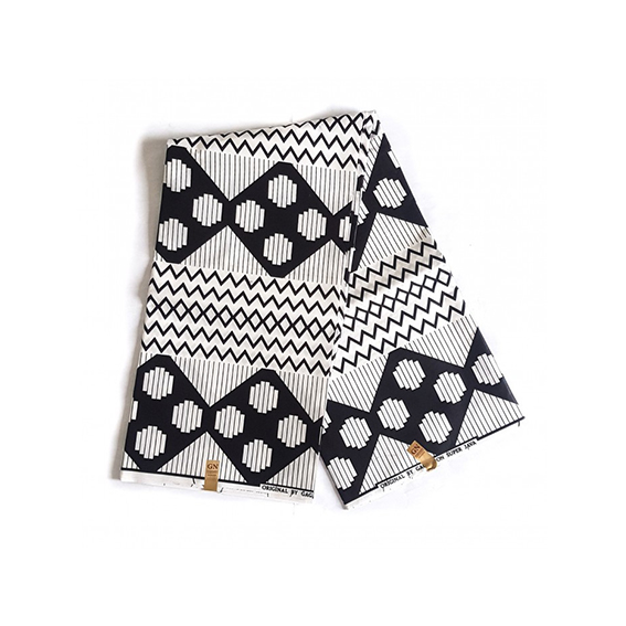 Mono African Print Fabric polyester
