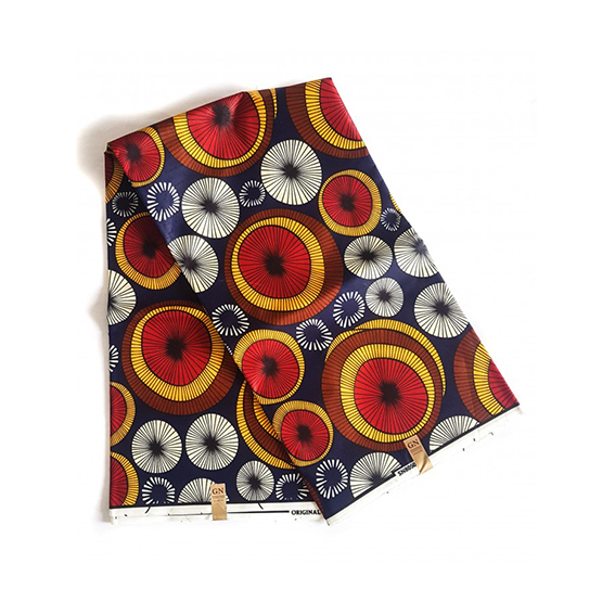 Fans Poly African Print Fabric