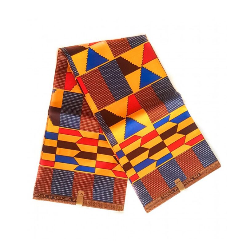 Color Kente African Print Fabric Poly