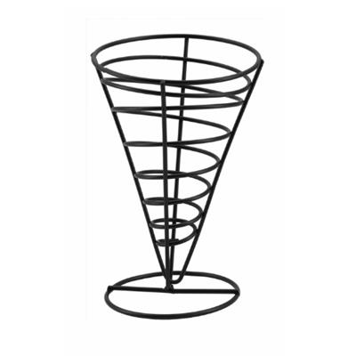 Regent Catering Wire Cone Server Black 140x185/220mm