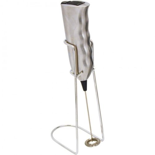 Mellerware Whipmaster Milk Frother Battery Operated Stainless Steel Brushed 3V