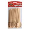 Crazy Crafts Wooden Cutlery Spoons 20pc