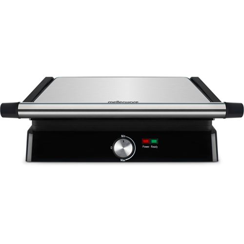 Mellerware Grande Stainless Steel 4 Slice Panini Press