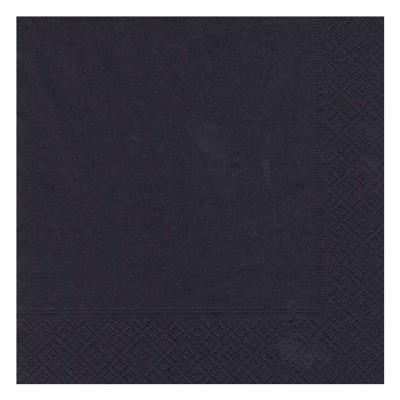 2ply Luncheon Black 25s