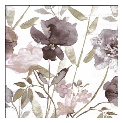 3ply Luncheon Viola Flori Vintage 20s