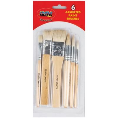 Crazy Crafts Brushes 9031 6pc