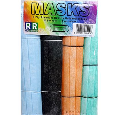 Rainbow Mask 20pc