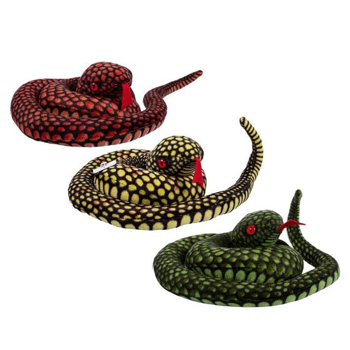 Plush Snake Various (Pack of 3)