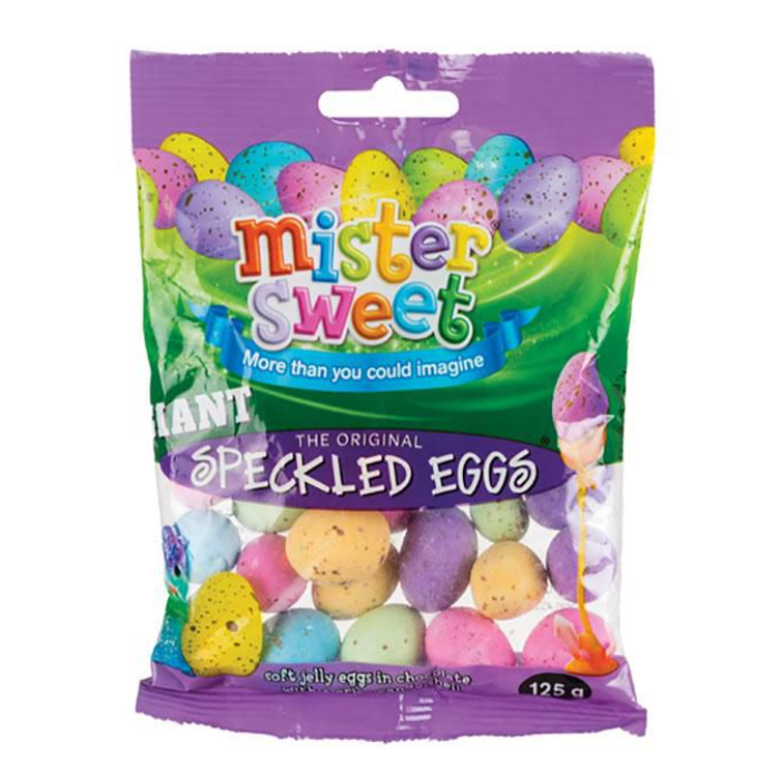 Sweet Candy Speckled-Egg Giant 125g (Pack of 12)