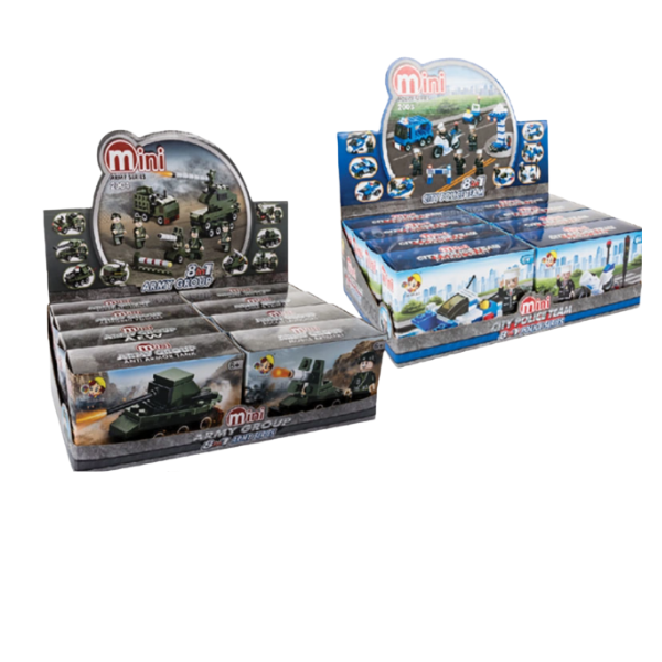 Mini Military and Navy Truck Building Blocks