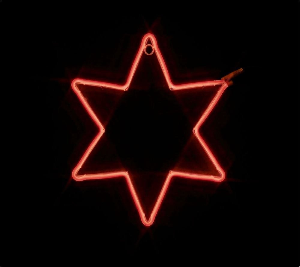 Neon Rope Motive Small Star