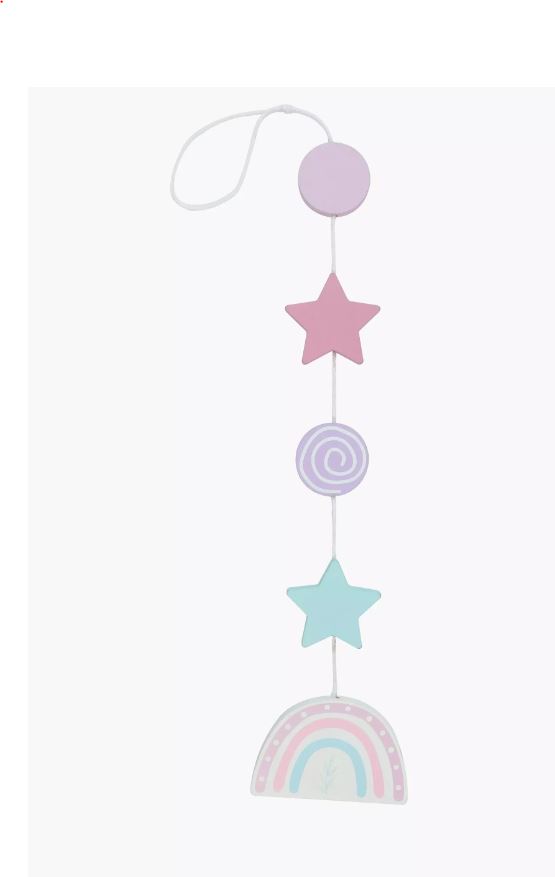 Hanging Stars And Rainbow Decor