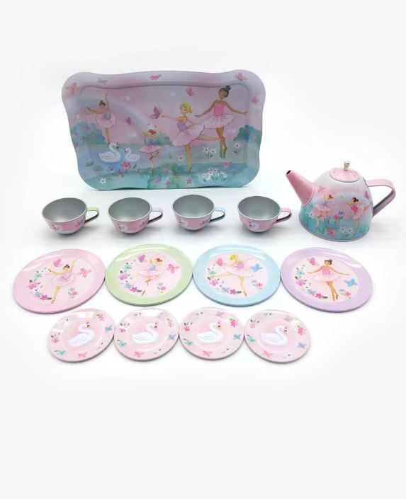 14 Piece Ballerina Tea Set