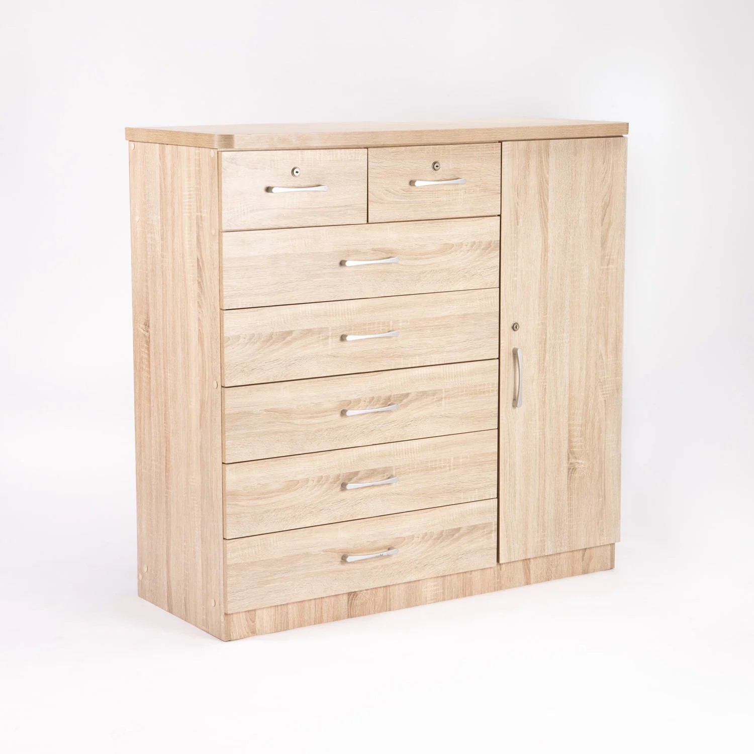 Titan 7 drawer 1 door chest