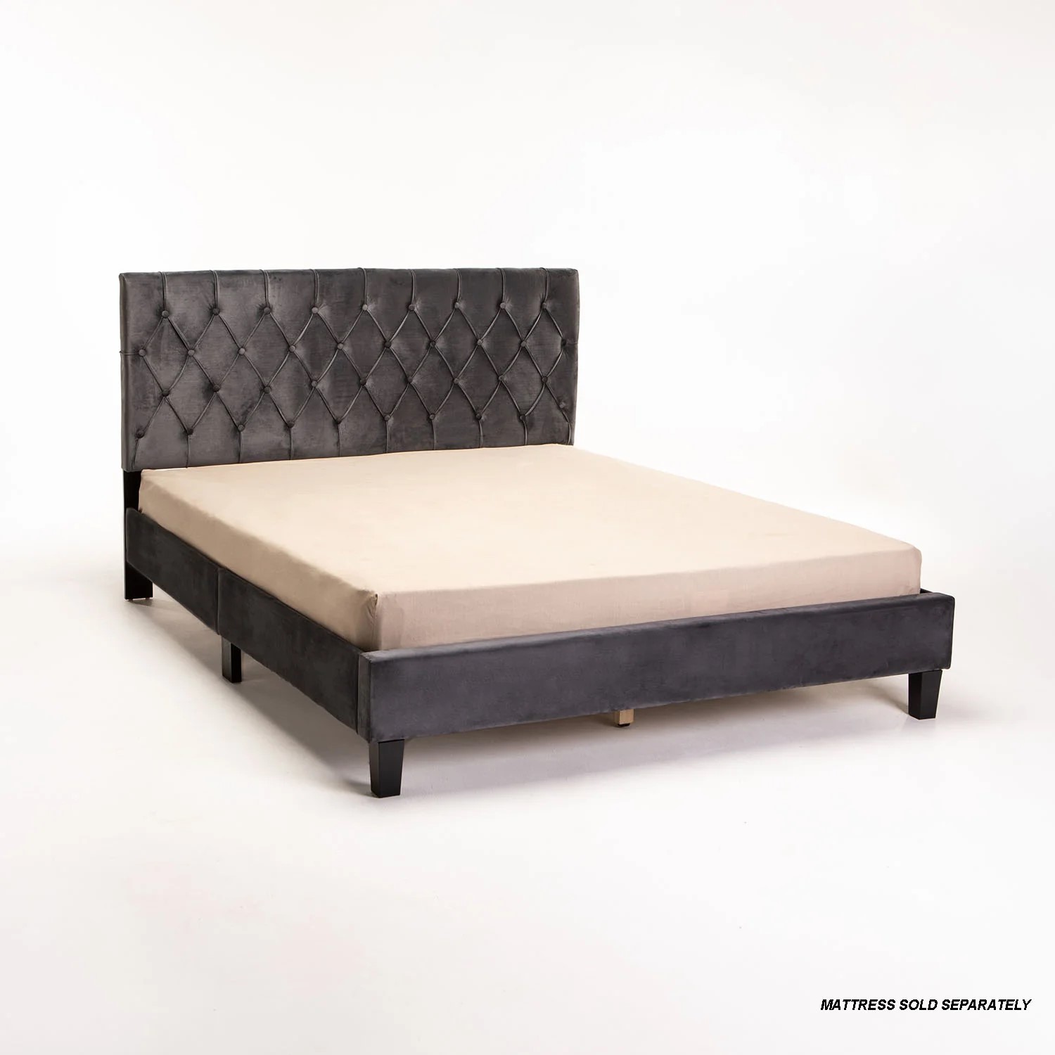 Dover velvet touch bed