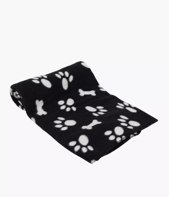 Printed Paw Pet Blanket 100x75cm