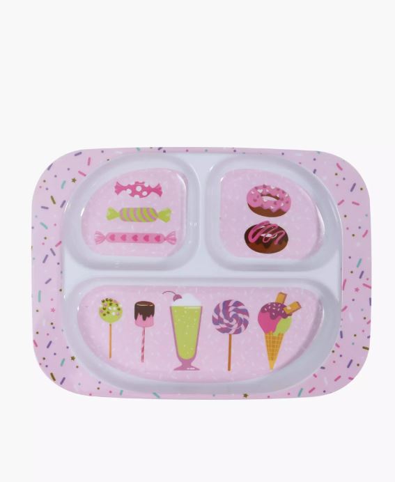 Melamine Kelly Candy Divisional Plate