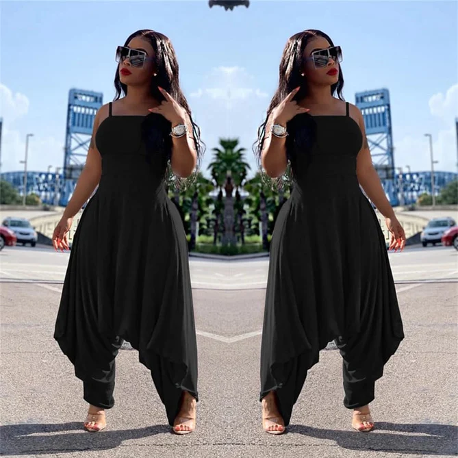 Spaghetti Strap Harem Jumpsuit