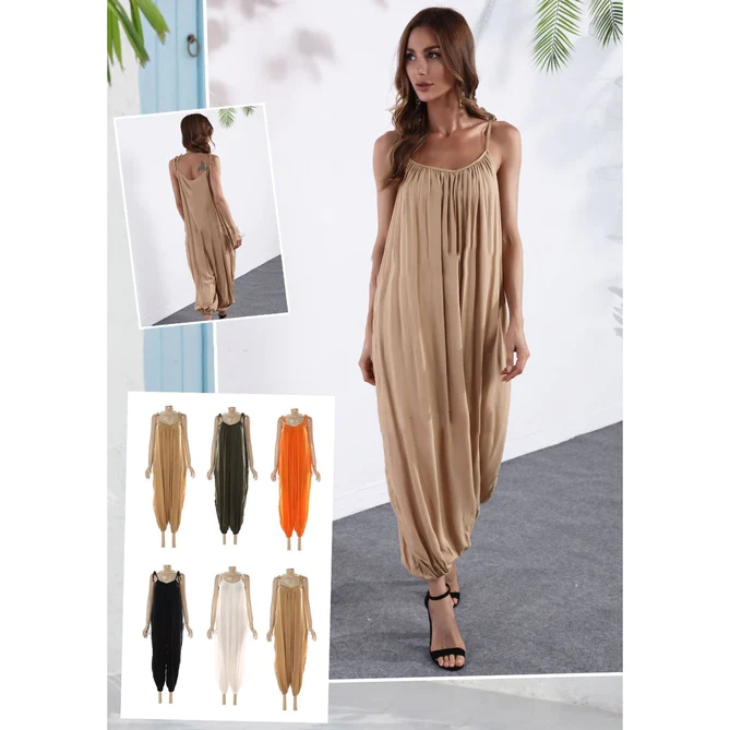 Spaghetti Strap Harem Jumpsuit