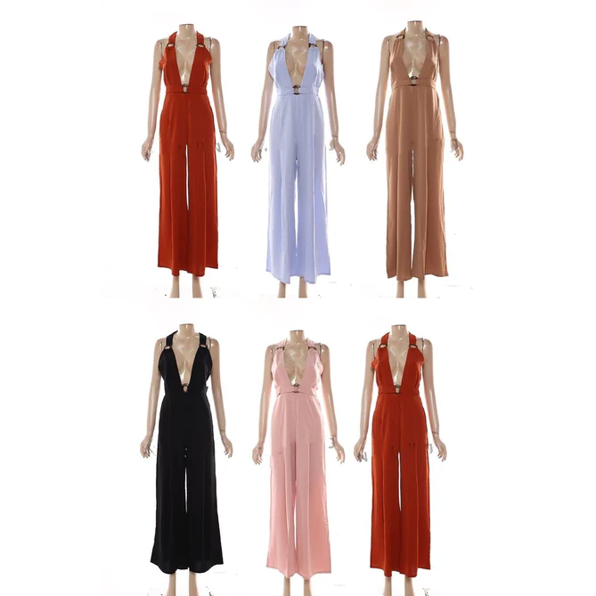Deep V-Neck infinite Jumpsuit