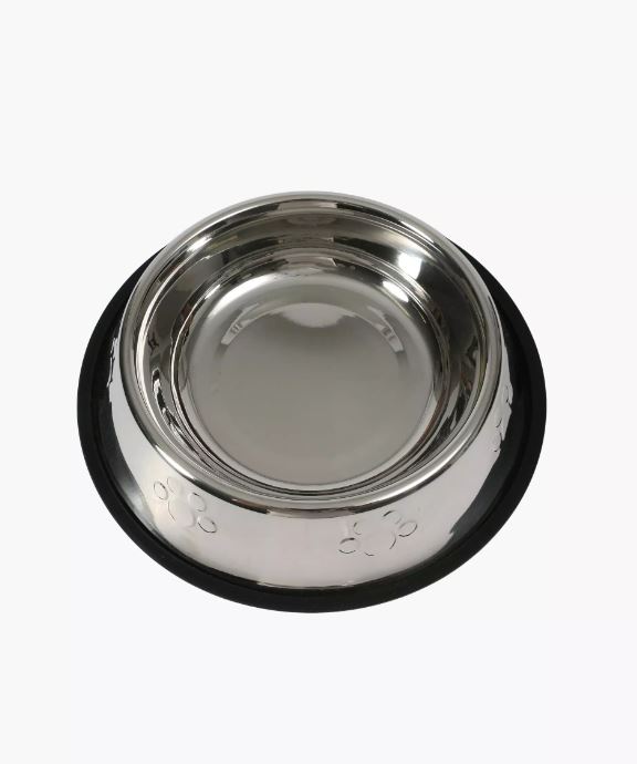 Metal Bowl With Rubber Grip, Large