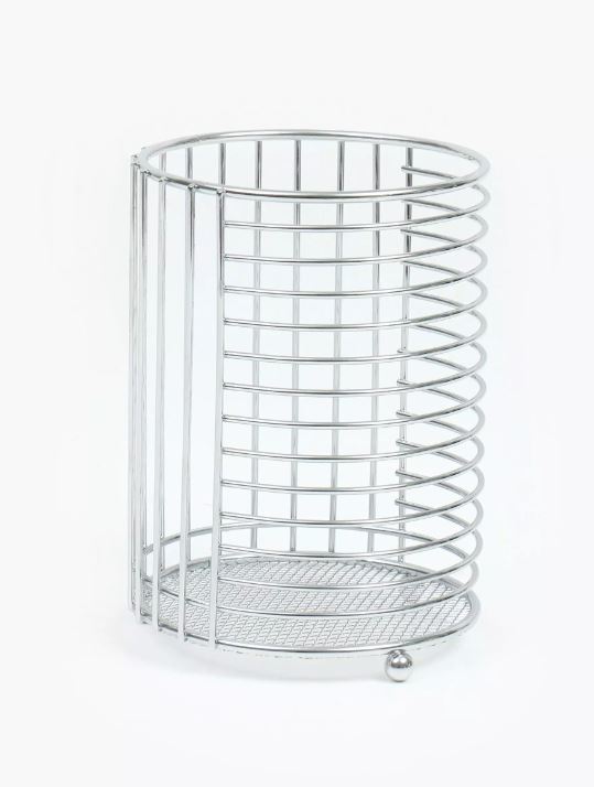 Essentials Chrome Utensil Holder