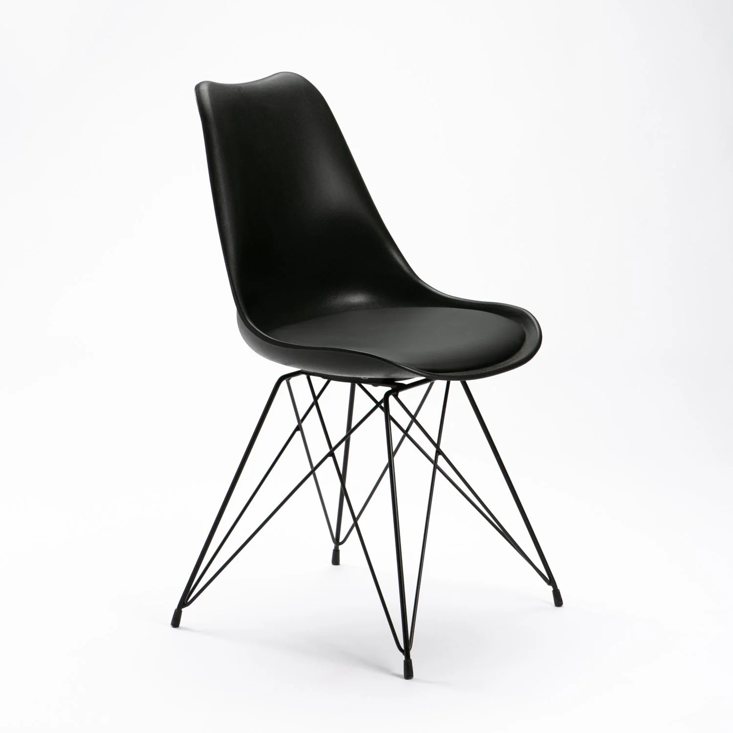 Elia black leg dinning chair