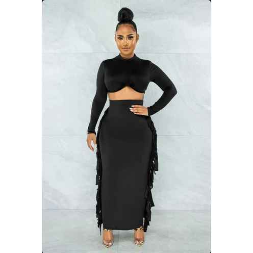 Rosins Fringe Skirt