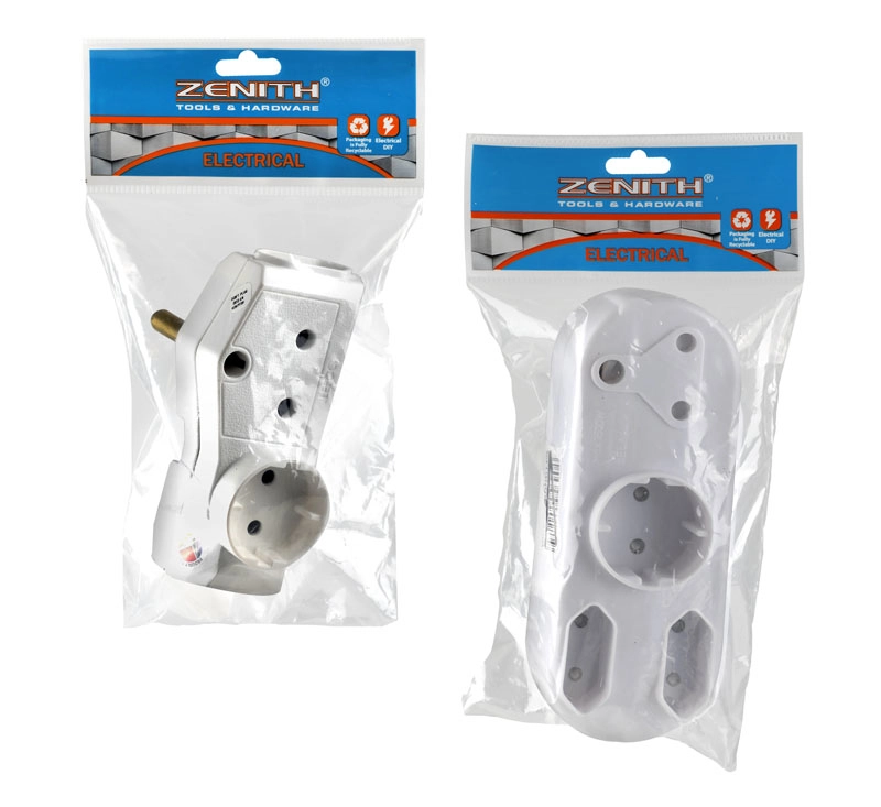 Plug Adaptor 1 x 16amp, 2 x 5amp