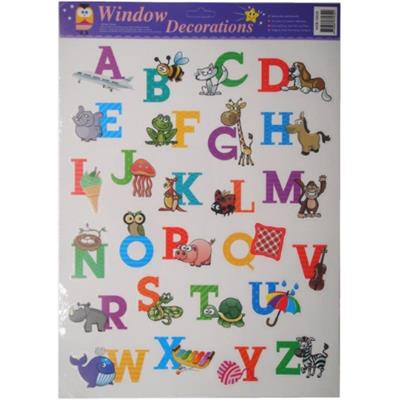 Window Decorations ABC Assorted