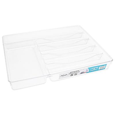Aqua Cutlery Tray 6 Compartment 40x32x4.5cm