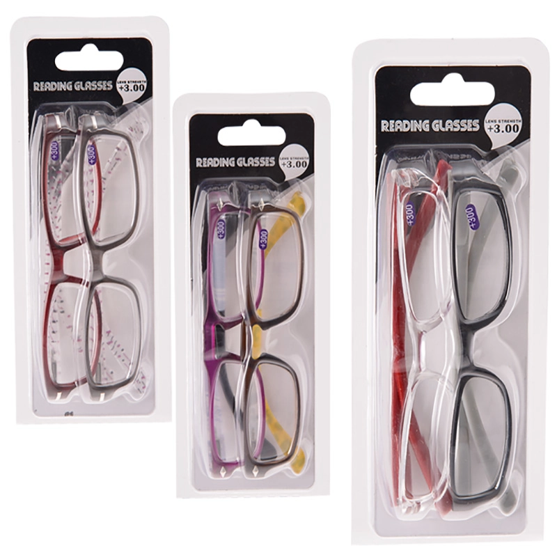 Reading Glasses +3 Twin Pack - Assorted