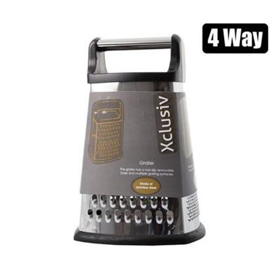 Grater 4 Way Stainless Steel Black