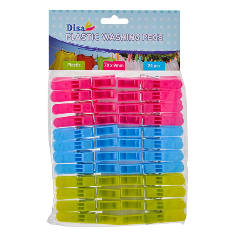 Washing Pegs 70mm , 24-Piece